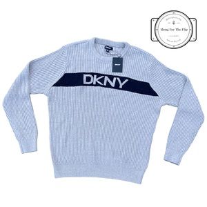 DKNY Crewneck Ribbed Sweater XL